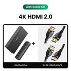 USBHUB HDMI UGREEN 2.1 2.0 8K Switch 3 em 1 Out com Controle Remoto 8K @ 60Hz 4K @ 120