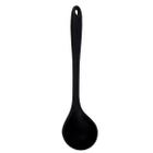 Utensílio P/ Cozinha Concha de Silicone 28cm Preta - 2 Uni - CLINK