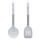 Utensilios Jogo 2pecas Marmore Silicone Aco Inox - Clink