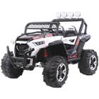 Utv Elétrico Infantil 12V 4x4 2 Assentos Carro Buggy Controle Som Usb Luzes Branco Brinqway Bw131