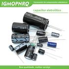 Valores Variados De Capacitor Eletrolítico De Alumínio 2v-15v Tamanhos 10uf-1500uf Pacote De 22pcs