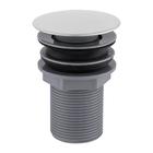 Válvula Click ABS com tampa Inox Para Cubas Deca De Porcelana e De Vidro 1.1/4 - Só Acabamentos