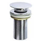 Válvula Click Up Inteligente Pia Cuba Metal Para Banheiro Prateado Cromado E27