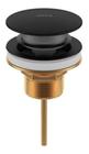 Válvula de Escoamento Deca Click Preto Fosco 1601.BL.CLI.MT para cuba de Banheiro ou Lavabo