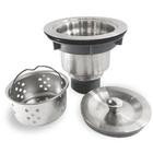 Valvula Pia Cozinha 4 1/2 Inox C Cesto Removível Ralo P/ Pia