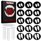 Vampire Teeth EWPJDK Vampire Teeth 5 tamanhos 15 pares de Halloween