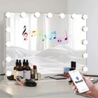 Vanity Mirror Despful Hollywood com luzes e alto-falante Bluetooth