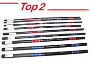 Vara de Pesca Telesc Top 2 Lisa Marca Xingu 2,40m - 55 gr - 5 Partes