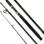 Vara Makis Crocodilus 1,80mts 20-40lb 2 Partes Para Molinete Preta - Makis Fishing