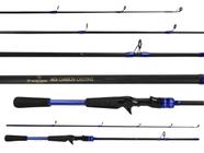 Vara Para Carretilha Alto Mar Pesca Mix Carbon 5'3" (1,60m) 10-25Lbs HY-METALQB1.6 - 2 Partes