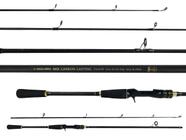 Vara Para Carretilha Alto Mar Pesca Mix Carbon Casting 6'6" (1,98m) 8-28Lbs LW C-662 - 2 Partes