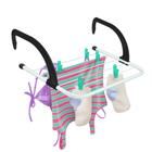 Varal Click Portátil Dobrável Aço para Apartamento Janelas Portas e Banheiro Secalux 151040