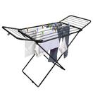 Varal de chão com abas bari em aço black - secalux