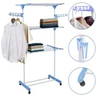 Varal De Chão Vertical Para Roupas 3 Andares Dobrável Portátil Grande