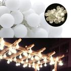 Varal De Luzes Cordão Iluminação 20 Lâmpadas Branco Frio Decoração eventos baladas Festa - 605