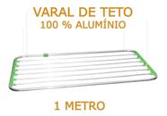 Varal De Teto Aluminio Não Enferruja Grande 100cm Forte