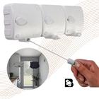 Varal Retrátil de Parede Automático Modular Com 6, 12 ou 18 Metros Corda Para Secar Roupa Com Trava