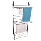 Varal Vertical De Chão E Porta Aço 9kg Dobrável Estender Roupas - 1499 Metaltru