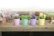 Vaso Aquarela C/Prato N 2,5 Nutriplan Amarelo Claro
