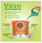 Vaso Auto Irrigável Reciclado N2 12 X 11 CM Coleção TERRAZO Raiz cor