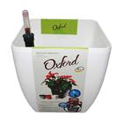 Vaso Autoirrigável Okla Oxford Branco 3L - FG Import / Okla