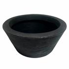 Vaso Bacia De Polietileno Com Textura Para Plantas 26cm - Alpe & Aritana