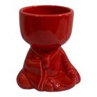 Vaso Bob Cachepot Buda de Porcelana para Suculentas10x8,5cm