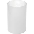 Vaso Branco Tubo Vidro Resistente 30x14cm Arranjos