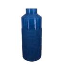 Vaso Btc de Vidro Azul Bc0114