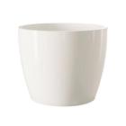 Vaso Cachepô Cerâmico Munique Branco 16 - Japi