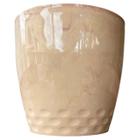 Vaso Cachepô Diamond de Plástico N.2 - BEGE TRAVERTINO - PHB