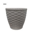 Vaso Cachepo Redondo/ 300ml/ Rattan M3 Plástico - Injeplastec