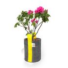 Vaso Cachepot De Plantas De Tela 7 Litros Cultivo Cinza - King Pot