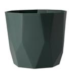 VASO CACHEPOT DIAMANTE 16x15cm VERDE MILITAR WEST GARDEN