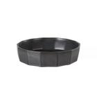 Vaso centro de mesa decorativo em ceramica preto 31cm - BTC