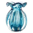 Vaso/Centro Mesa Trouxinha Murano Aguamarine Little Pack P