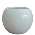 Vaso cerâmica branco emma