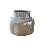 Vaso Cerâmica com Acabamento em Metal