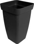 Vaso Coluna Floratta M 22 Litros Preto - Rischioto