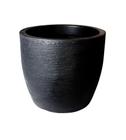 Vaso Cone Redondo Moderno Modelo grafiato Jardim Polietileno 39X35