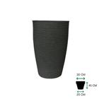 Vaso cone riscato 45 preto marmore - Vasap