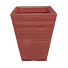 Vaso D Planta Quadrado Decorativo Polietileno 45X35 Cerâmica