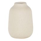 Vaso de cerâmica branco 15x15x21cm