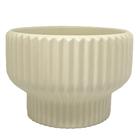 Vaso de Cerâmica Cachepot Moder Stripes 19,6X13cm - Urban 