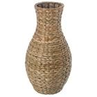 Vaso De Chão Palha Taboa Decor Boho Chic P/Capim Dos Pampas