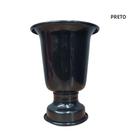 Vaso de Festa Tulipa Mini Colorido Unidade Metal Moderno Alumínio Decorativo 17cm