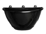 Vaso de flor Parede Cachepot Plantas Plastico N2 - Preto