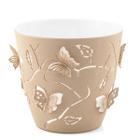 Vaso de Flor Plantas Cachepot 3D Floreira de Mesa Decor 1,4L Plasvale Borboletas