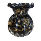 Vaso de Flores Italy Trouxinha Preto Âmbar 13cm Formosinha