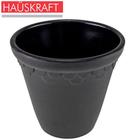 Vaso De Melamina Jasmin Preto Hauskraft 1,6L 15,5X16,5Cm De